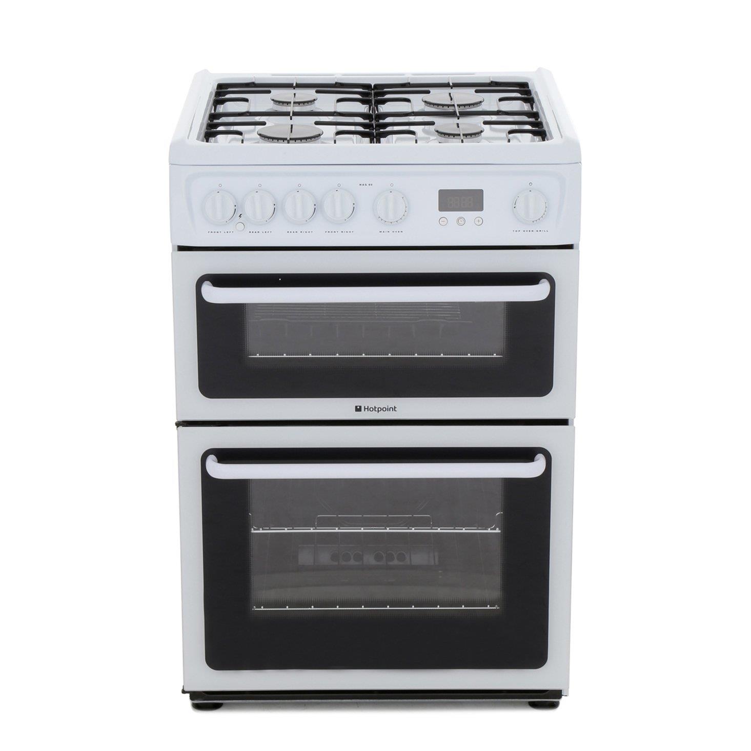 Moore Electrics Hotpoint HAG60P 60cm Gas Cooker with Variable Gas