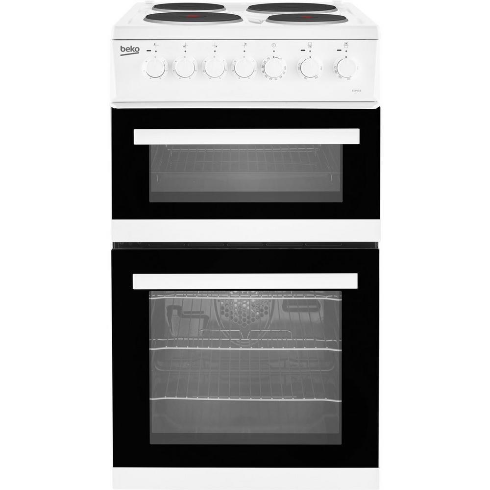 Moore Electrics Beko EDP503W 50cm Electric Double Oven with grill
