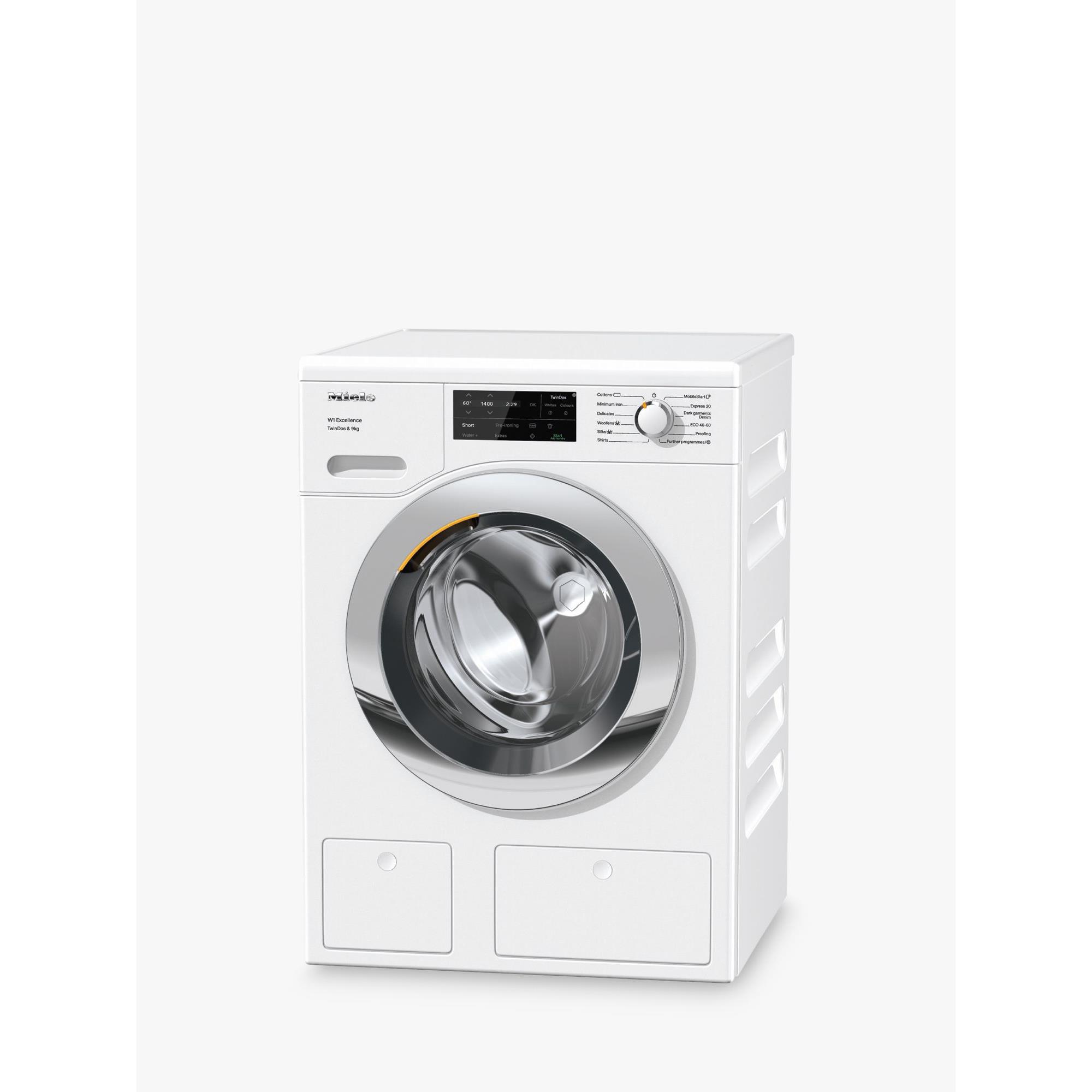 miele weg365 freestanding washing machine 9kg load 1400rpm spin white